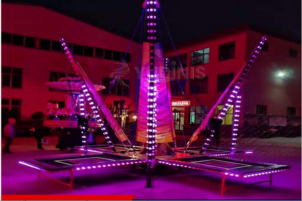 led bungee trampoline