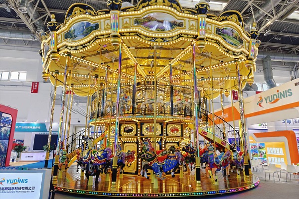 outdoor carousel for year-round operation