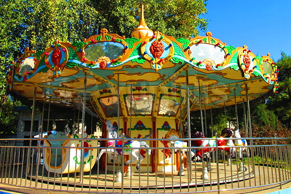 amusement park merry go round capacity