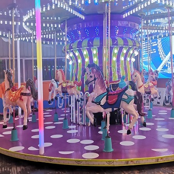 luxury carousel with canopy